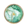 By Room Schaal Rond ø 25 Cm Mangohout Marble Green