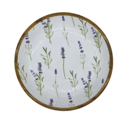 By Room Schaal Rond ø 38 Cm Mangohout Lavender