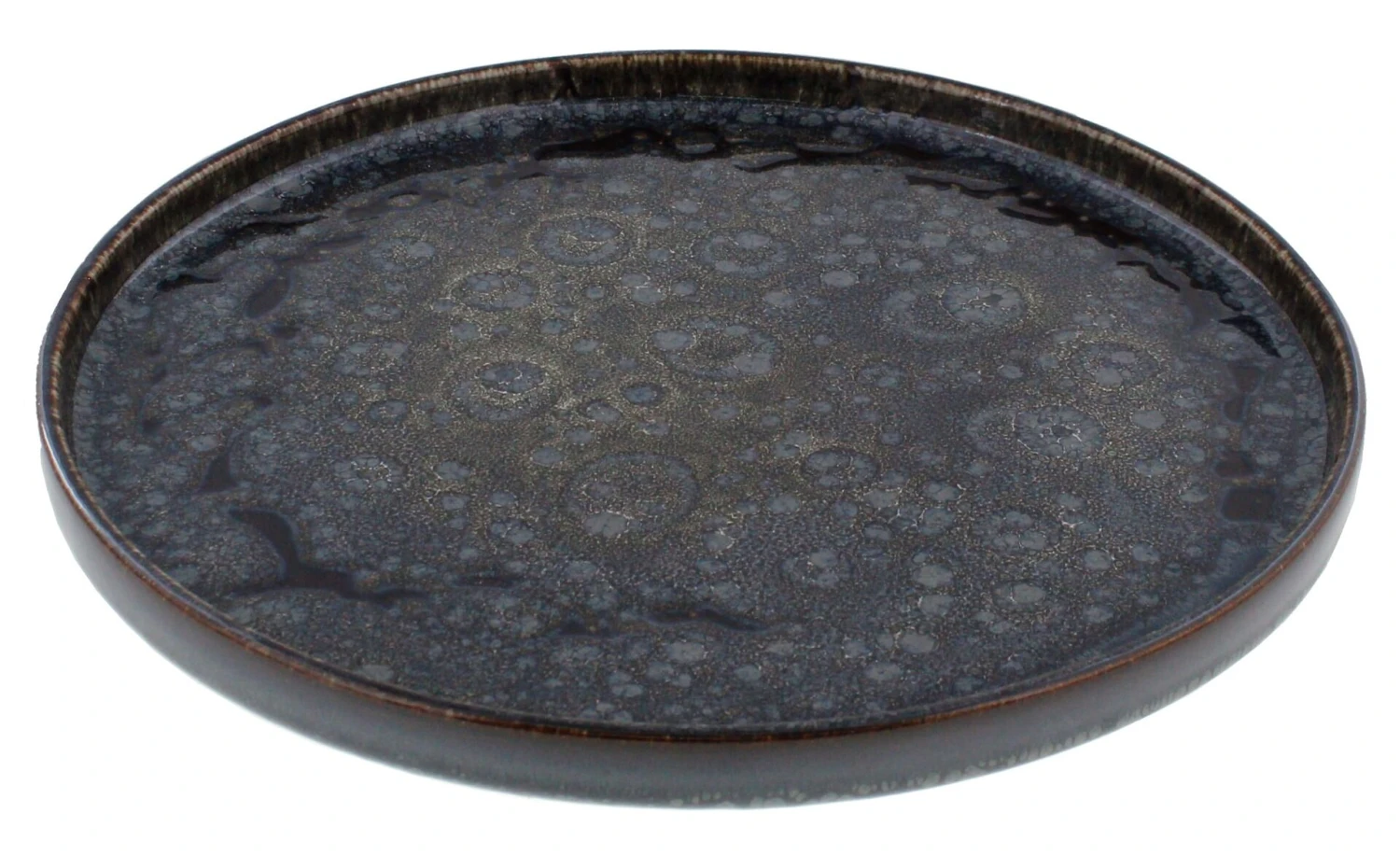 Oldenhof 1821 Bord Angel ø 30 Cm Aardewerk Spikkelblauw 1 Oldenhof 1821 Bord Angel ø 30 Cm Aardewerk Spikkelblauw