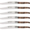 Laguiole En Aubrac Steakmes 11,5 Cm Woodstock 6 Stuks
