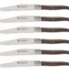 Laguiole En Aubrac Shepherd's Cross Steakmes 11,5 Cm Wengéhout 6 Stuks