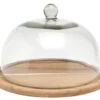 Zassenhaus Kaasstolp Met Houten Plank Rond ø 30 Cm Glas
