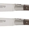 Laguiole En Aubrac Shepherd's Cross Steakmes 11,5 Cm Wengéhout 2 Stuks