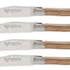 Laguiole En Aubrac Shepherd's Cross Steakmes 11,5 Cm Olijfhout 4 Stuks