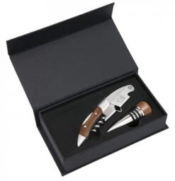 Le Creuset Screwpull WT-110 Kelnersmes Met GS-190 Wijnafsluiter Hout 2-delig