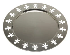 Alessi Girotondo Dienblad ø 40 Cm Hoogte 1,4 Cm Rvs