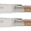 Laguiole En Aubrac Shepherd's Cross Steakmes 11,5 Cm Olijfhout 2 Stuks