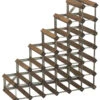 Traditional Wine Rack Co. Pyramide Wijnrek 61,2 Cm Grenen Donker