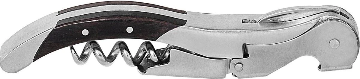 Cookai Kurkentrekker Rvs En Hout 2 Cookai Kurkentrekker Rvs En Hout - Afbeelding 2