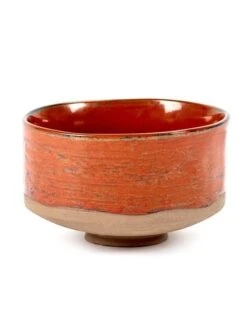 Serax Merci Meal X3 Kom No 1 Large ø 15 Cm Aardewerk Rood/bruin