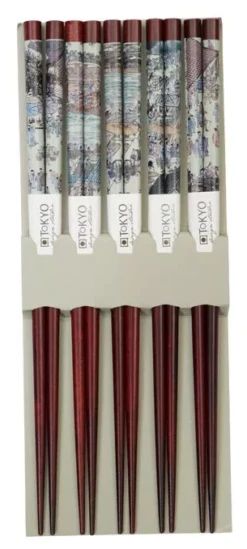 Oldenhof Eetstokjes 22,5 Cm Hout Brown 5 Stuks