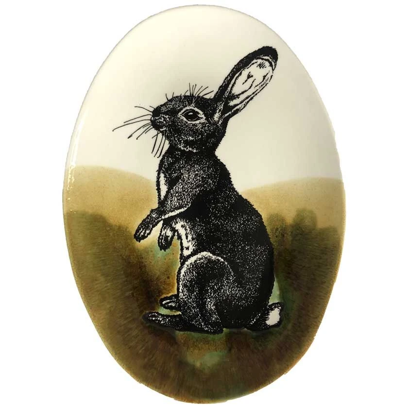 Duro Hunting Rabbit Ovaal Bord 39 X 28 Cm Aardewerk 1 Duro Hunting Rabbit Ovaal Bord 39 X 28 Cm Aardewerk