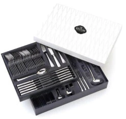 Keltum Haags Lofje Bestekcassette 6-persoons Rvs 40-delig -Glaswerk Winkel haags lofje 6 pers 40 dln doos