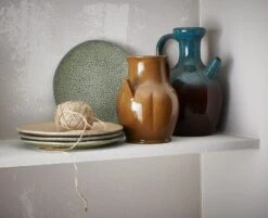 HK Living ACE6897 Gradient Dinerbord ø 29 Cm Aardewerk Geel 2 Stuks -Glaswerk Winkel hk living sfeer 1