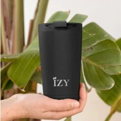 IZY Mugs Drinkbeker 350 Ml Black Rvs -Glaswerk Winkel izy mugs x silver lifestyle min