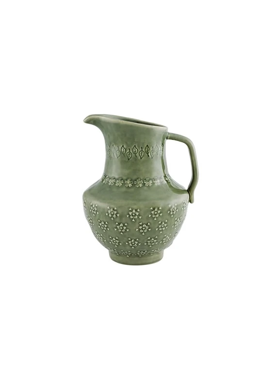 Bordallo Flora Karaf 1,5 Liter Aardewerk Groen 1 Bordallo Flora Karaf 1,5 Liter Aardewerk Groen