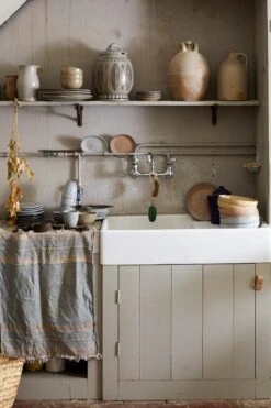 HK Living ACE7032 Gradient Kom ø 13 Cm Aardewerk Crèmekleurig 4 Stuks -Glaswerk Winkel lr pi18 01 2