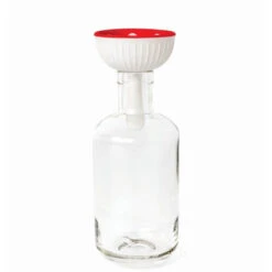 Ototo Magic Mushroom Wijnstop En -trechter Silicone Rood/wit -Glaswerk Winkel magic mushroom 2
