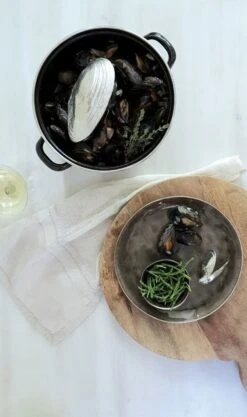 Oldenhof Zeeuwse Mosselschep Zilvertin -Glaswerk Winkel mosselschep 26