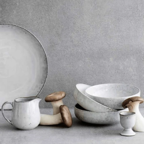 Broste Copenhagen Nordic Sand Schaal ø 20 Cm Aardewerk Wit 2 Broste Copenhagen Nordic Sand Schaal ø 20 Cm Aardewerk Wit - Afbeelding 2