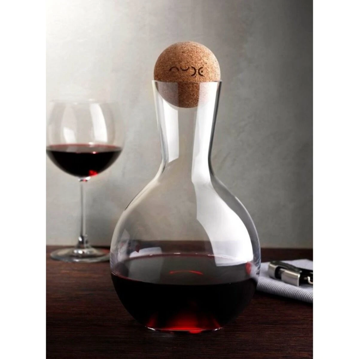 Nude Vintage Decanteerkaraf Met Kurk 750 Ml Kristalglas 3 Nude Vintage Decanteerkaraf Met Kurk 750 Ml Kristalglas - Afbeelding 3