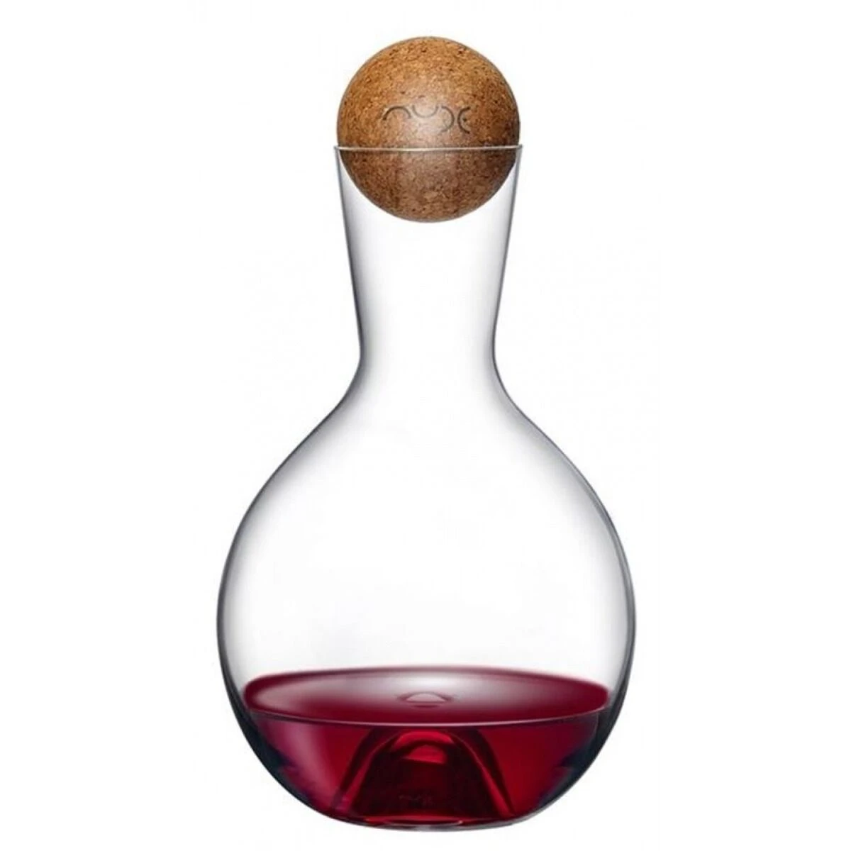 Nude Vintage Decanteerkaraf Met Kurk 750 Ml Kristalglas 2 Nude Vintage Decanteerkaraf Met Kurk 750 Ml Kristalglas - Afbeelding 2