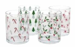 Ladelle Jingle Waterglas Glas 4-delig
