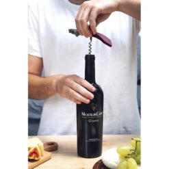 Peleg Bottle Tie Kurkentrekker Strepenpatroon 11,5 Cm Rvs Rood -Glaswerk Winkel peleg bottle tie kurkentrekker strepenpatroon 11 5 cm rvs rood4