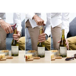 Peleg Bottle Tie Kurkentrekker Strepenpatroon 11,5 Cm Rvs Rood -Glaswerk Winkel peleg bottle tie kurkentrekker strepenpatroon 11 5 cm rvs rood87