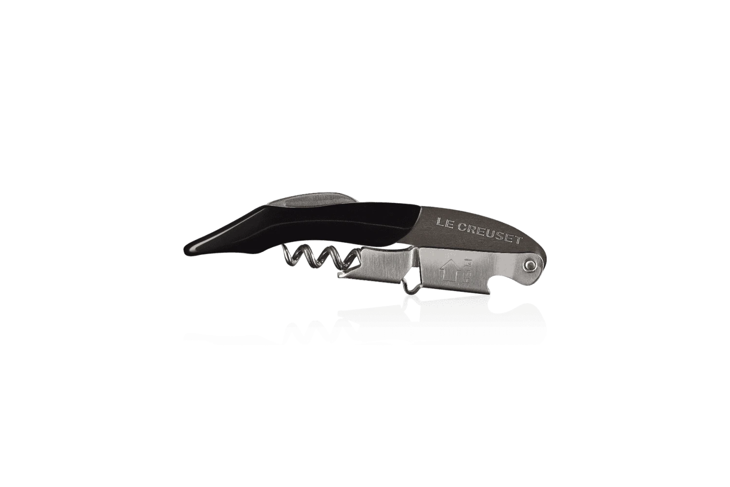 Le Creuset Screwpull Kelnersmes 12 Cm Rvs Zwart 3 Le Creuset Screwpull Kelnersmes 12 Cm Rvs Zwart - Afbeelding 3