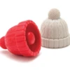 Monkey Business Beanie Wijnstop Silicone Rood En Grijs