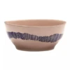 Serax Feast By Ottolenghi Kom L ø 17 Cm H 7 Cm Aardewerk Delicious Pink + Swirl-Stripes Blue