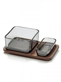 Serax HEII Marcel Wolterinck Dienblad 25 X 16 Cm H 2 Cm Hout Donkerbruin -Glaswerk Winkel serax heii by marcel wolterinck14 1