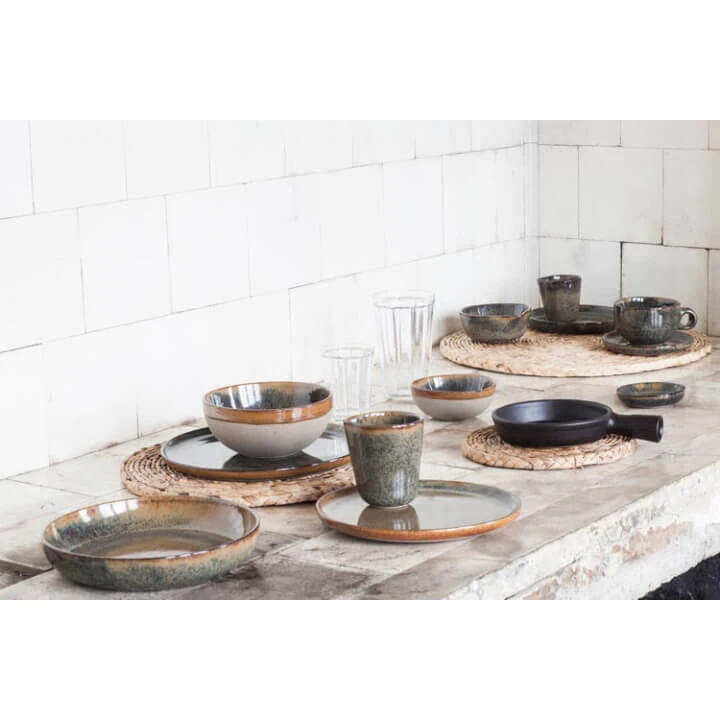 Serax Surface By Sergio Herman Diep Bord ø 16 Cm Camogreen 2 Serax Surface By Sergio Herman Diep Bord ø 16 Cm Camogreen - Afbeelding 2