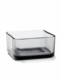 Serax HEII Marcel Wolterinck Kom Vierkant 12 X 12 Cm H 6 Cm Glas Zwart