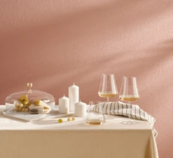 Nude Stem Zero Volcano Witte Wijnglas 700 Ml Kristalglas -Glaswerk Winkel volcano wit 3