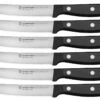 Wüsthof Gourmet Steakmessenset Rvs Zwart 6 Stuks