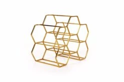 XLBoom Pico Wijnrek Voor 6 Flessen Ijzer Messing